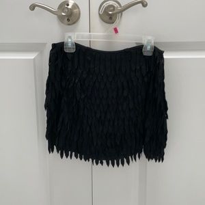 BeBe black mini skirt size xxs NWT